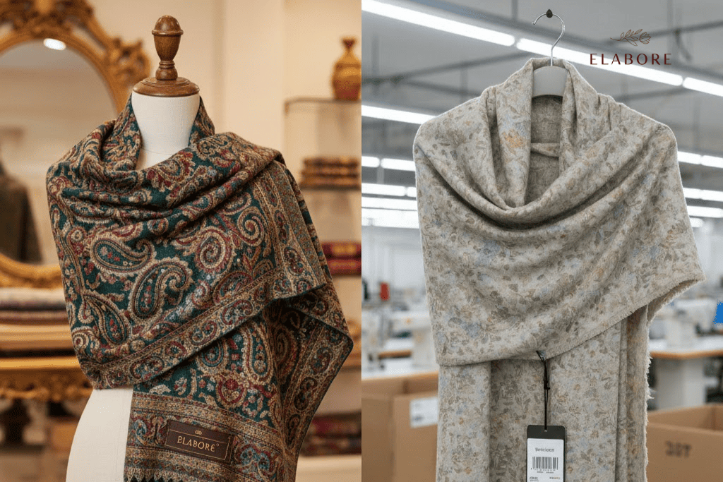 Why Elabore Luxury Shawls Stand Apart from Mass-Produced Shawls